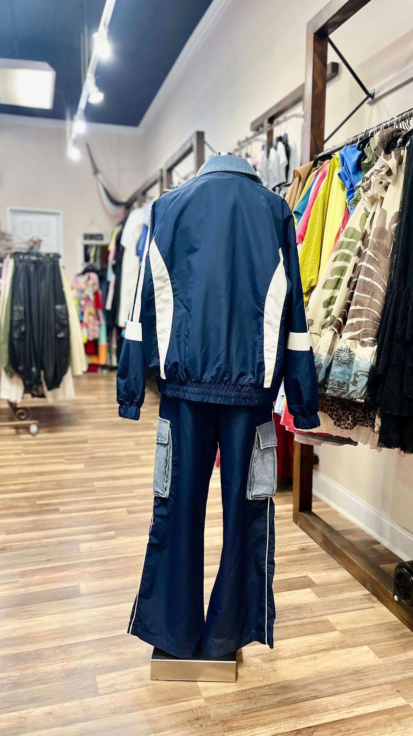 Denim Cargo Set