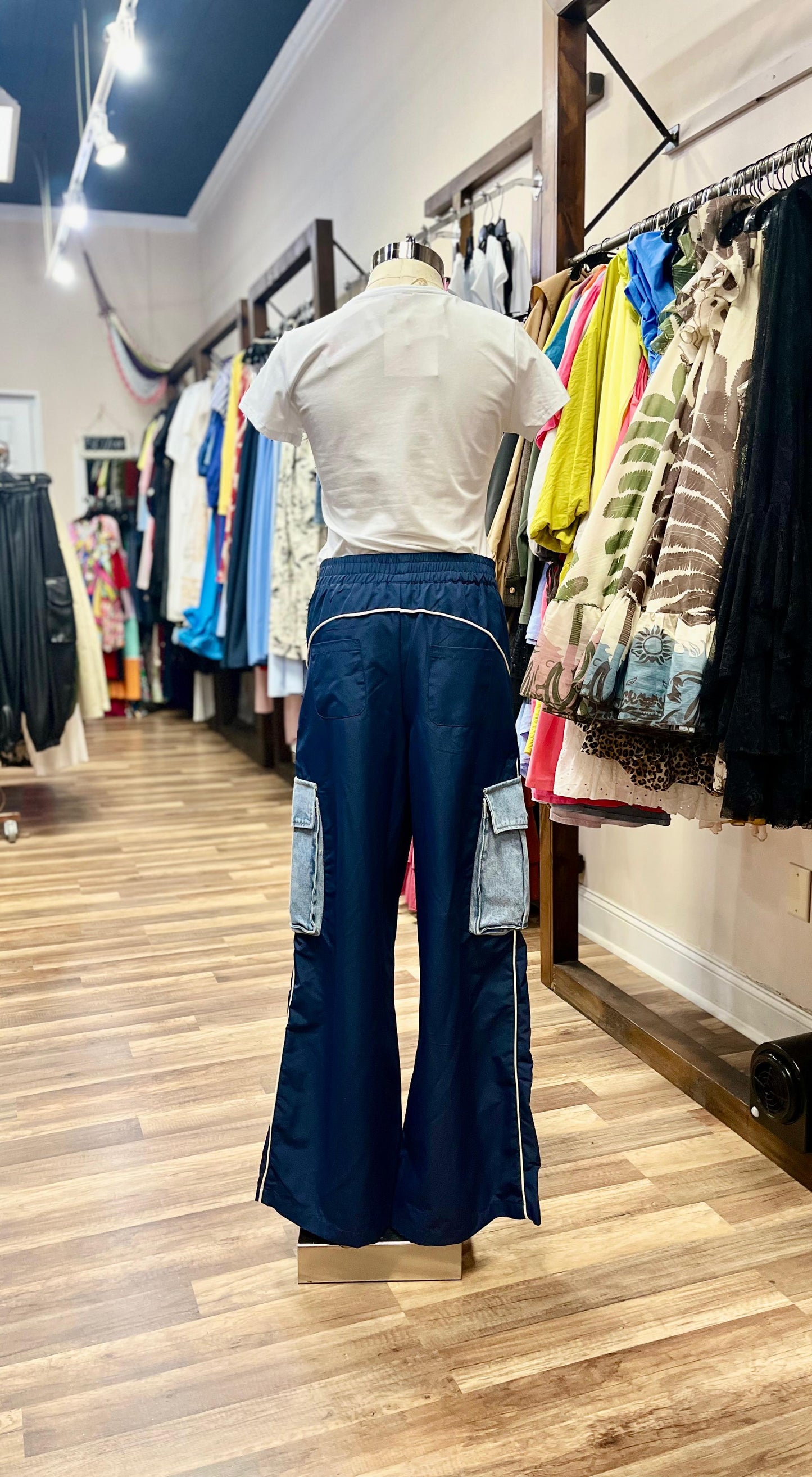 Denim Cargo Set