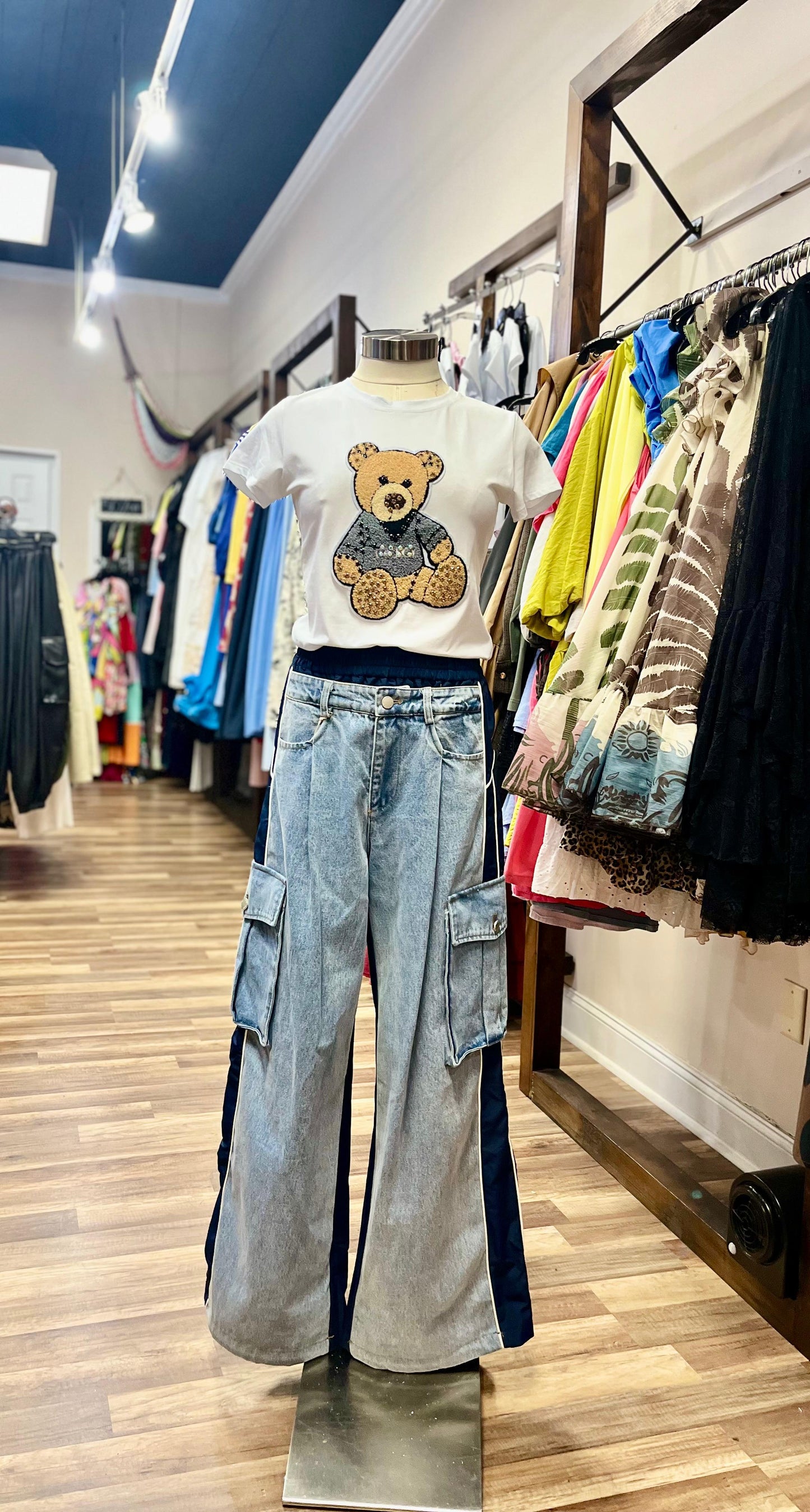 Denim Cargo Set
