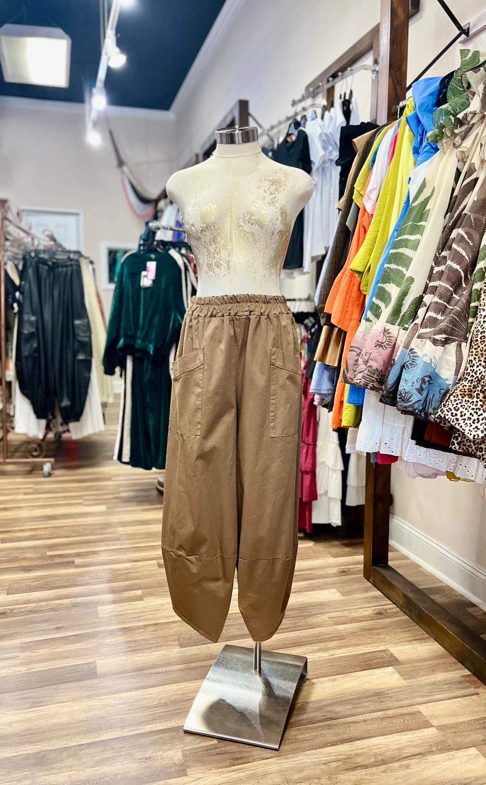 Cargo Wide-Leg Pants