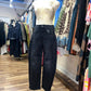 High Rise Crop Barrel Cuffed Jeans