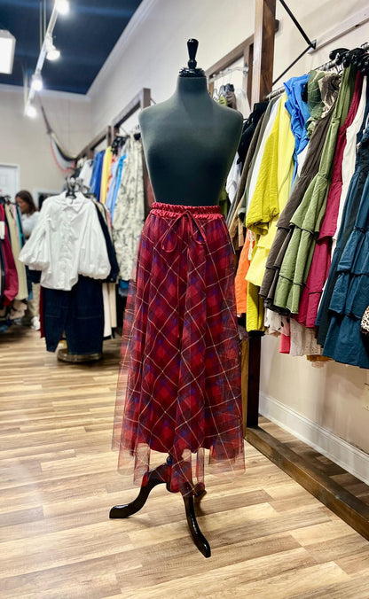 Tartan Tulle Skirt