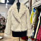 Cropped Faux Fur Jacket