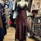 Polka Dot Lace Slip Maxi Dress