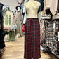 Plaid Blazer & Wide-Leg Pants Set