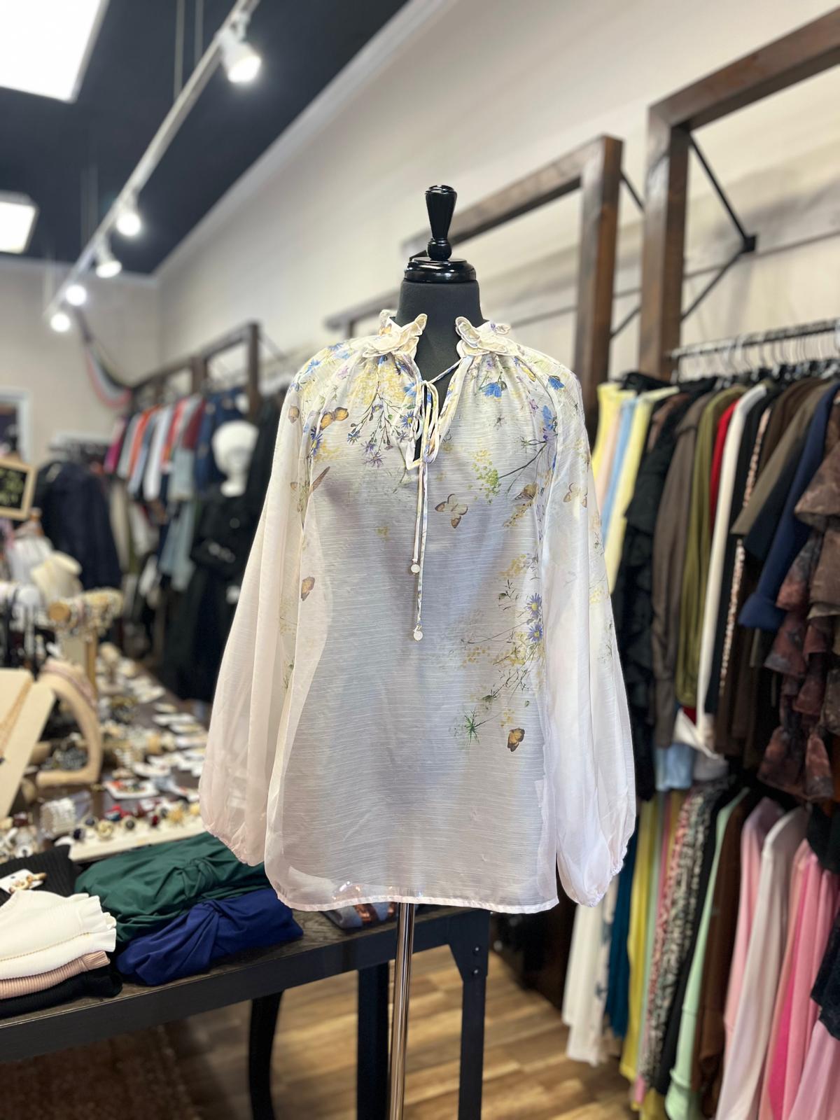 Bohemian Sheer Blouse