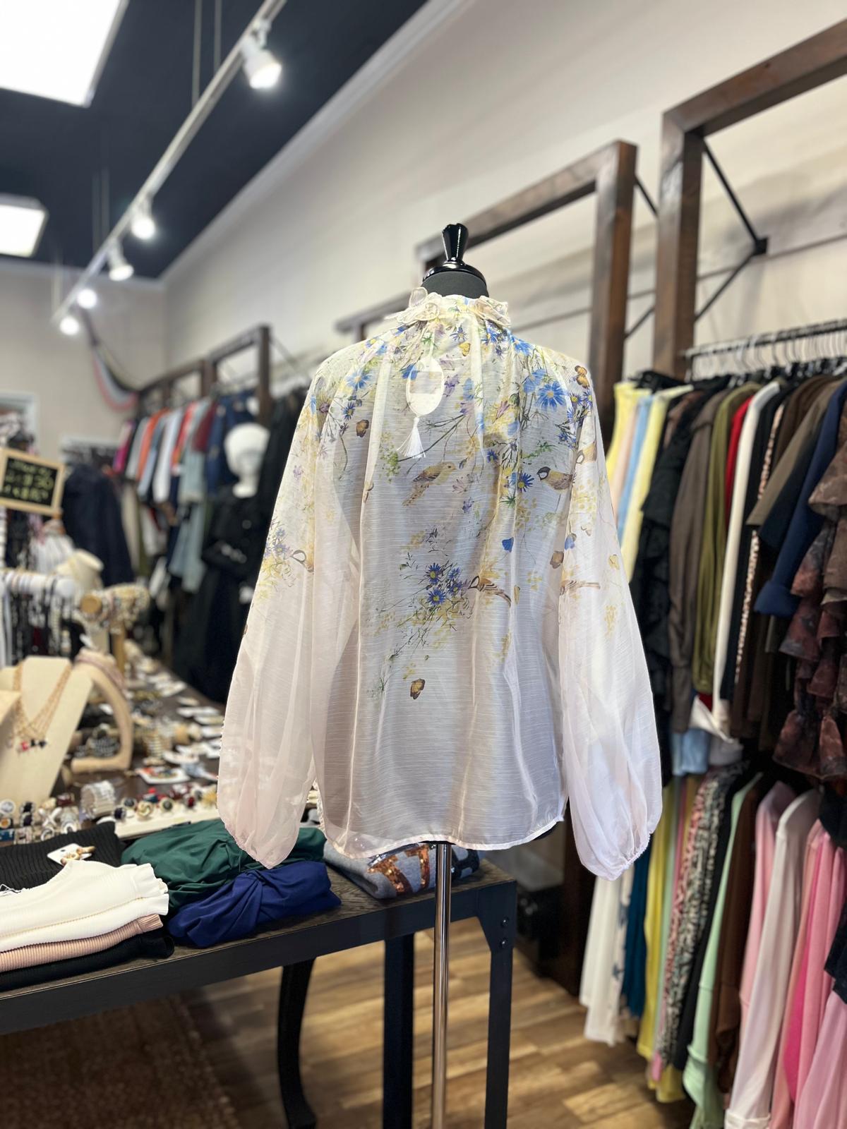 Bohemian Sheer Blouse