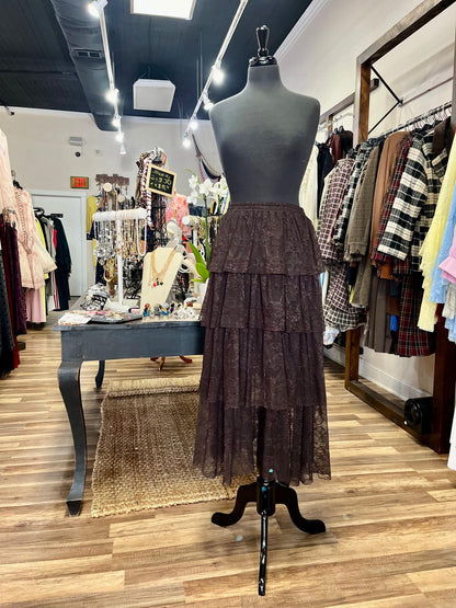 Lace Midi Skirt