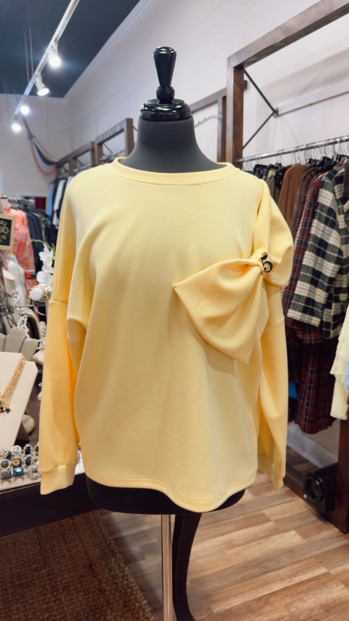 Sweater Bow Detail