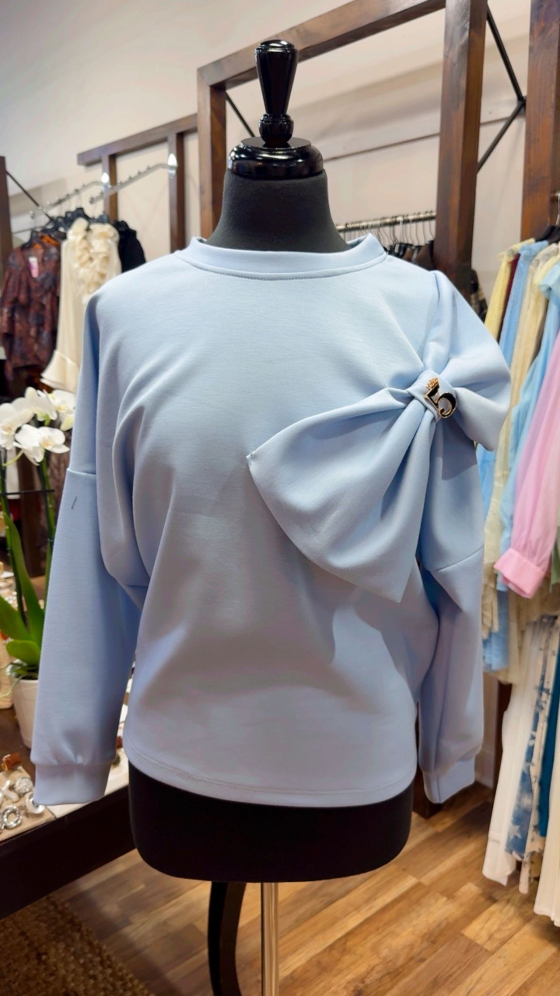 Sweater Bow Detail