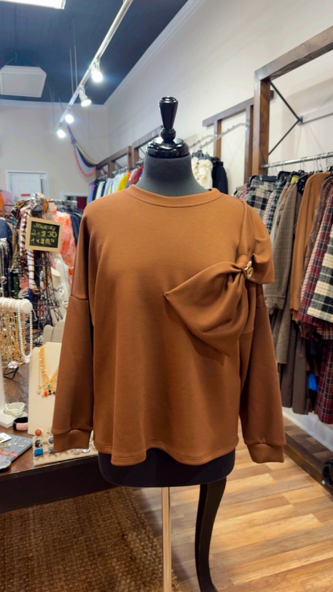 Sweater Bow Detail
