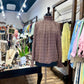 Plaid Neck Blouse