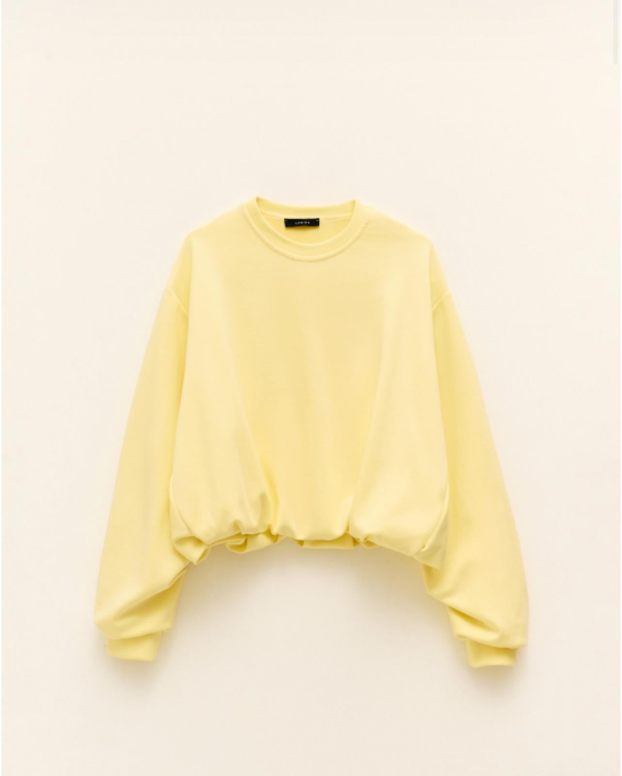 Balloon Hem Sweater