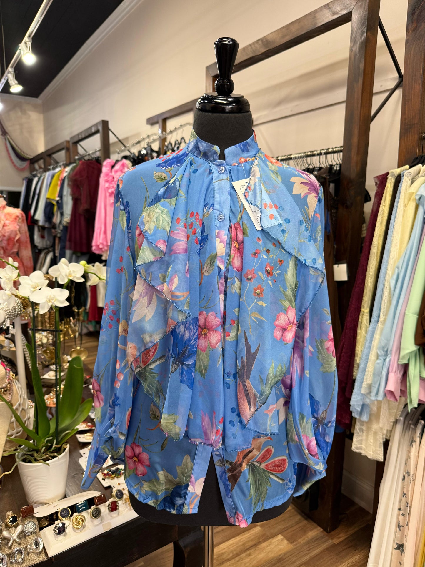 Floral Chiffon Blouse