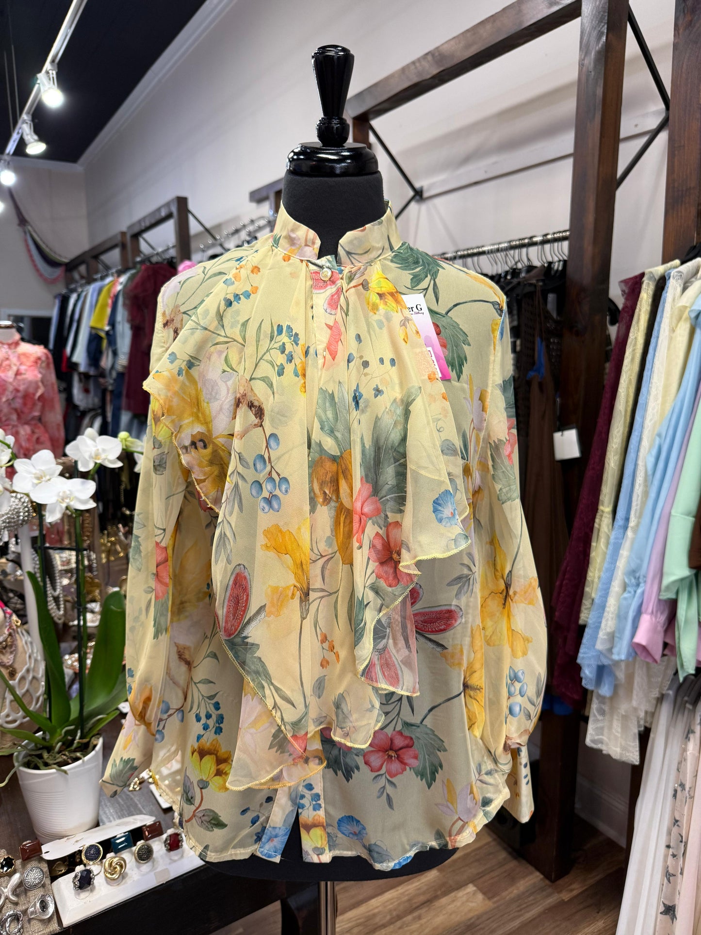 Floral Chiffon Blouse