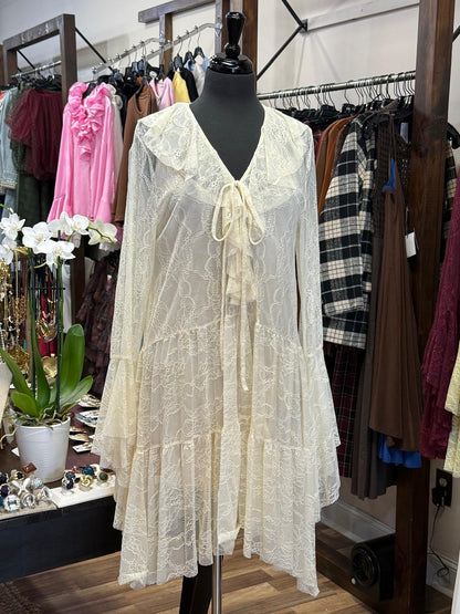 Lace Ruffle Dress