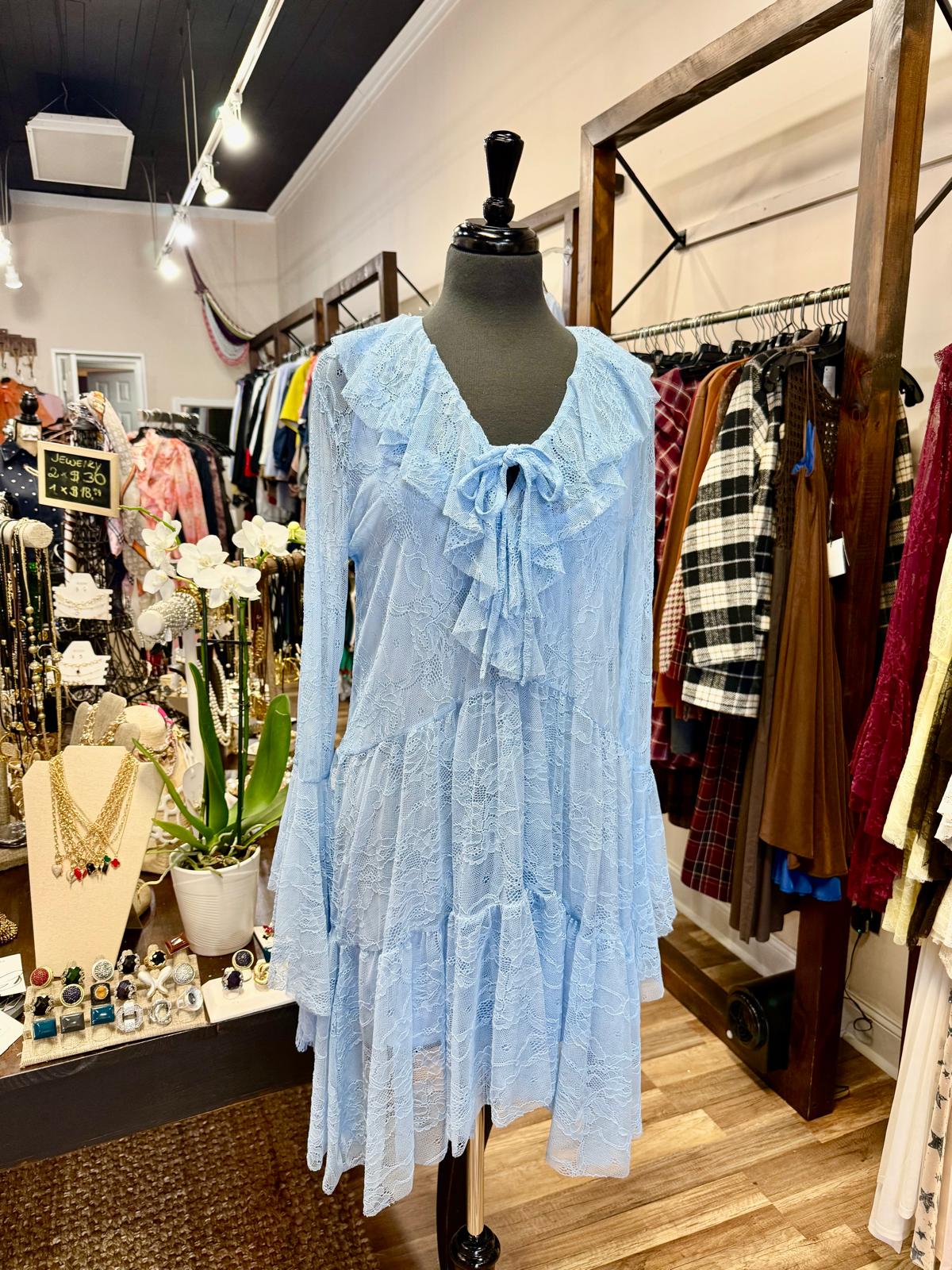 Lace Ruffle Dress