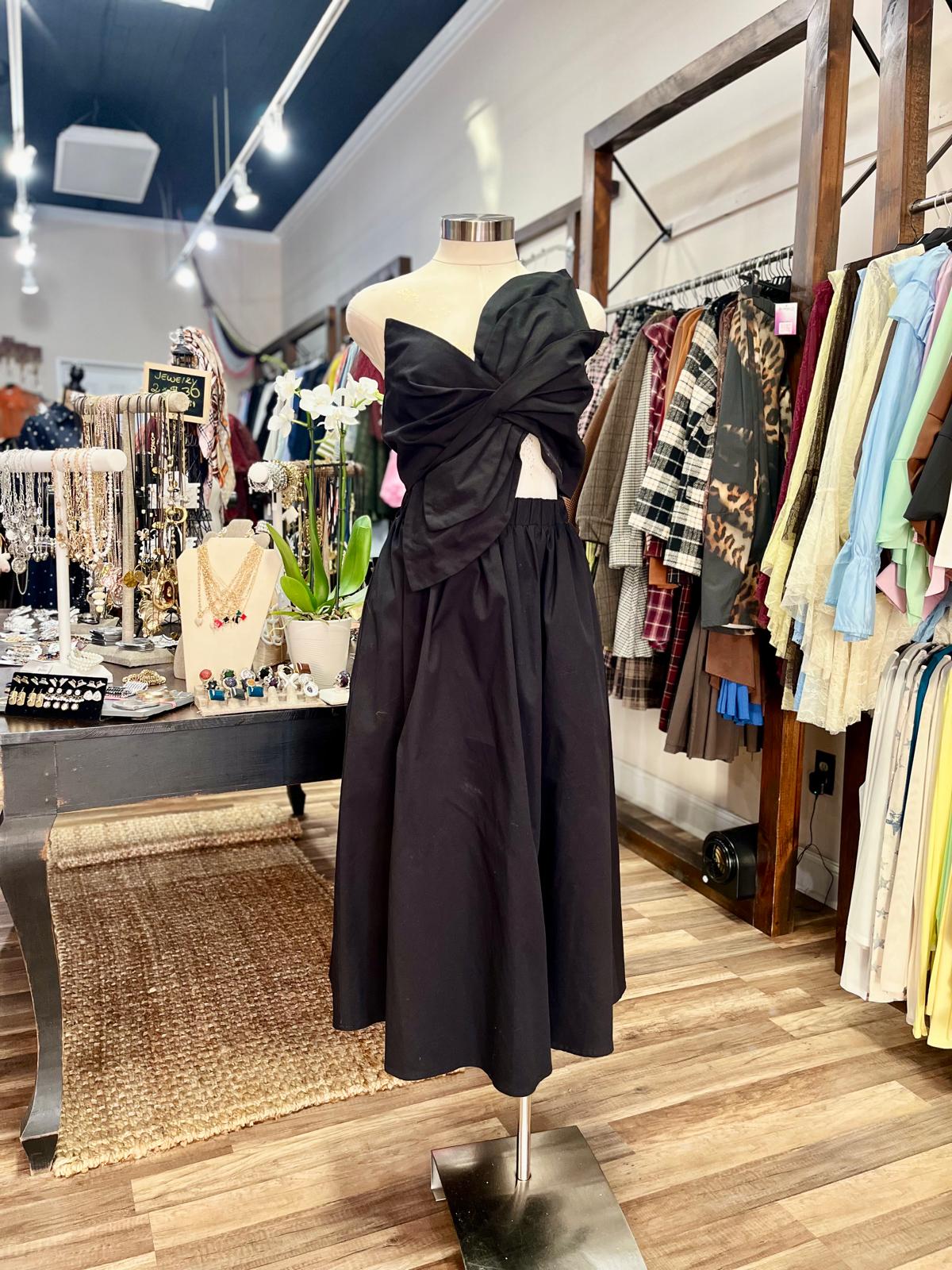 Bow Midi Dress