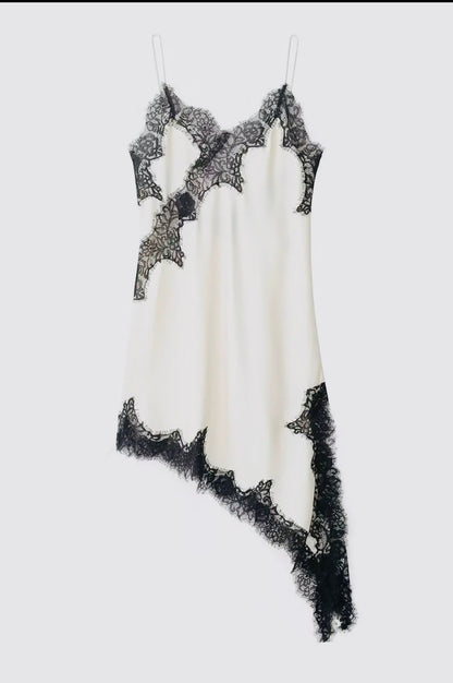 Asymmetrical Lace Top