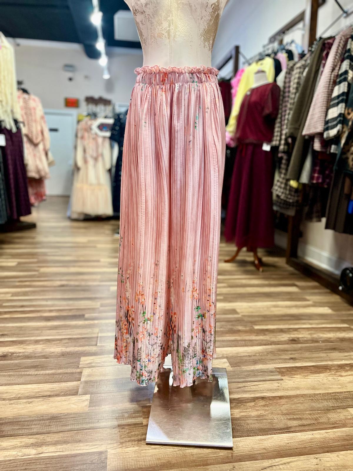 Floral Pleated Set