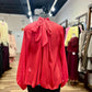 Ruffle High-Neck Blouse