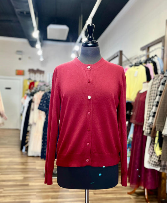 Button-Up Knit Cardigan