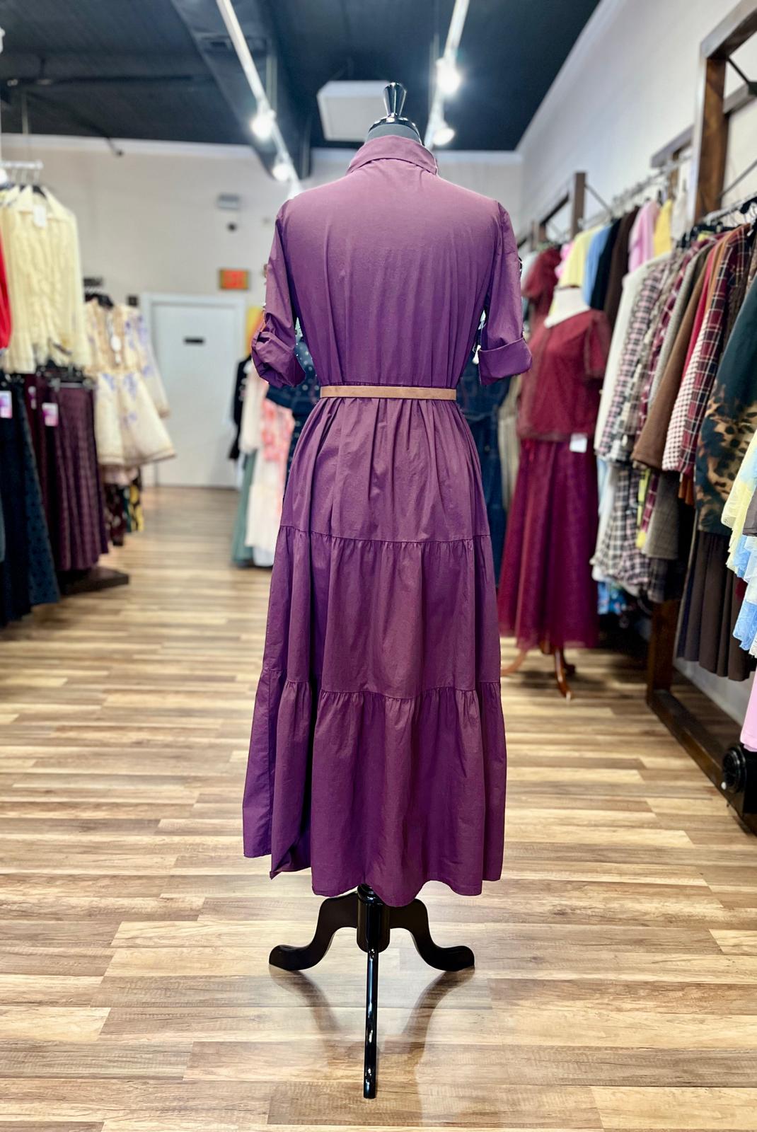 Belted Shirt Dress