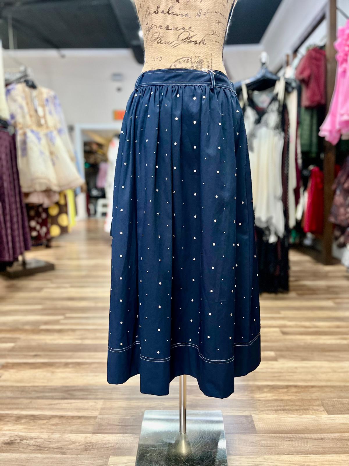 Metal Dot Skirt Set