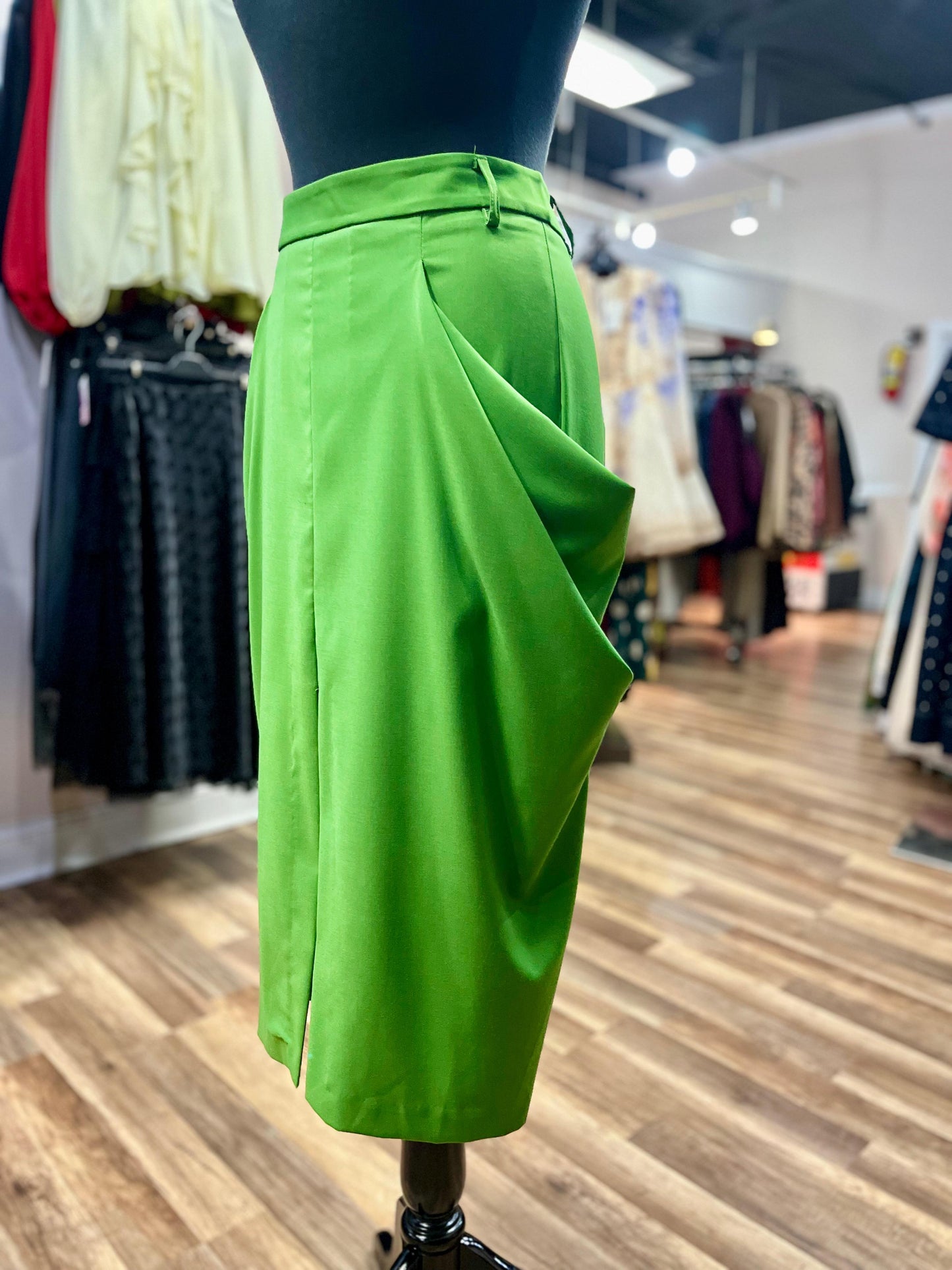 Structured Ruffle Skirt