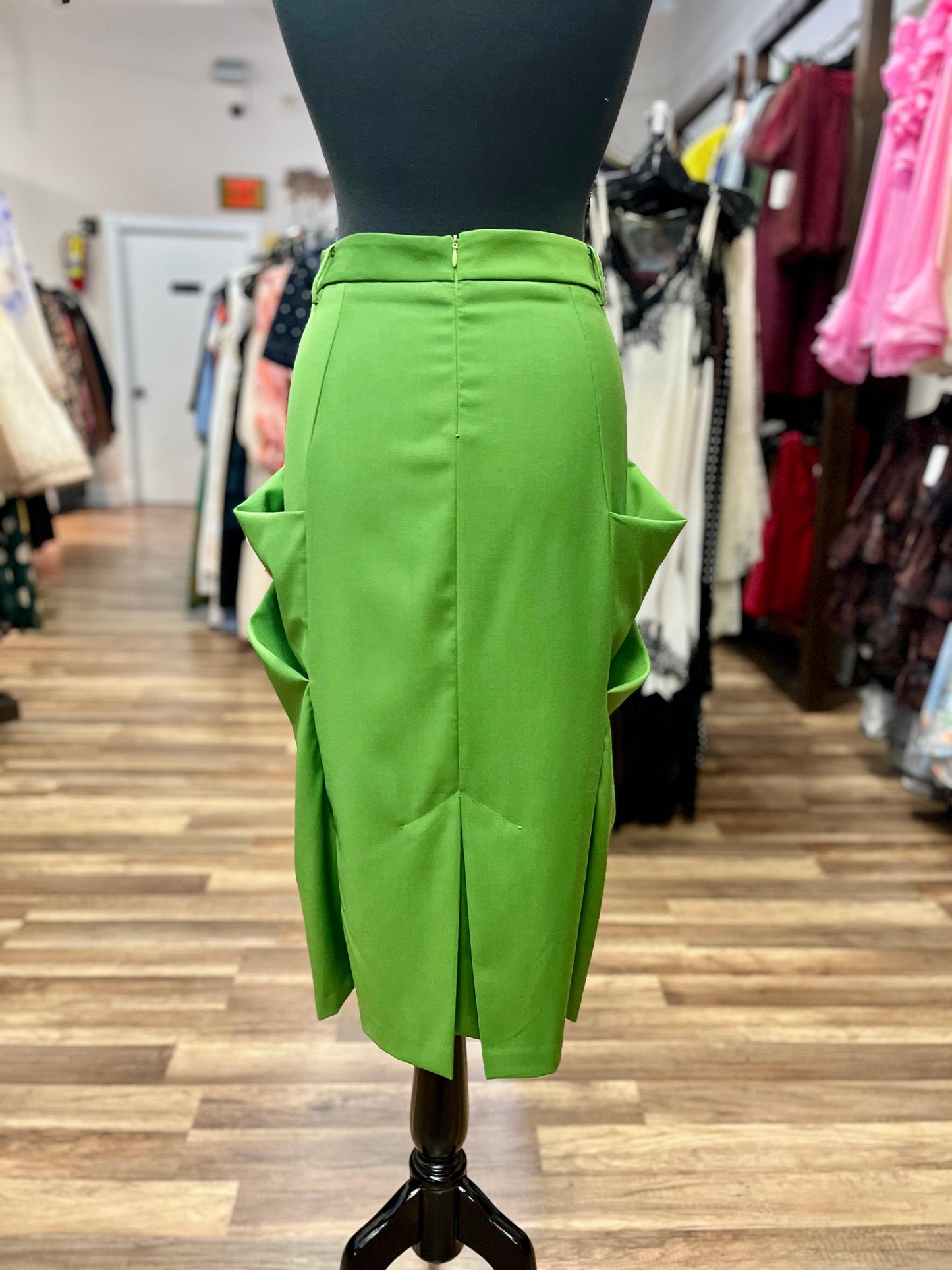 Structured Ruffle Skirt