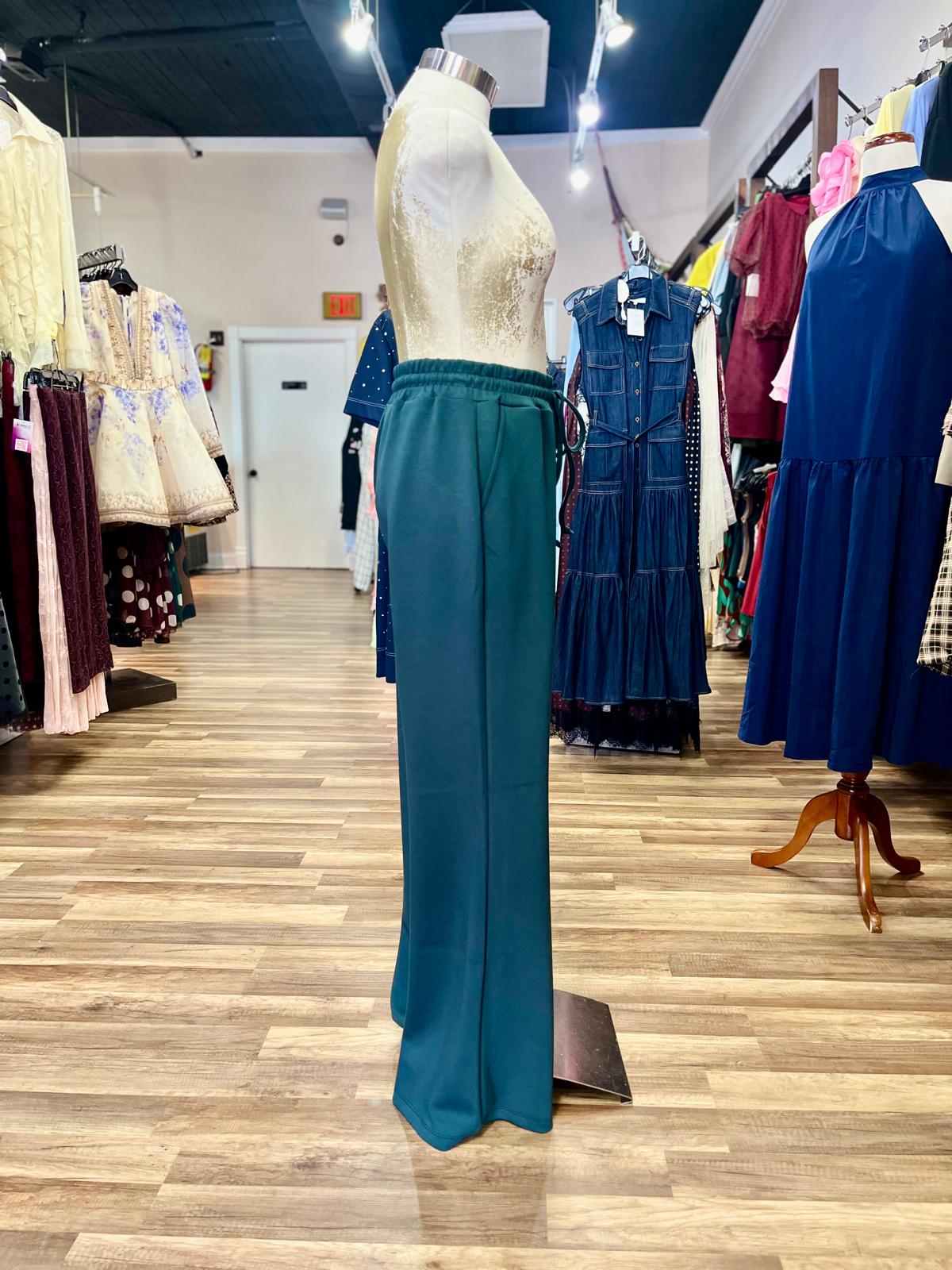 Drawstring Wide-Leg Pant