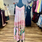 Village Print Maxi Dress