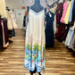 Palm Print Maxi Dress