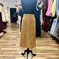 Suede Midi Skirt