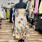 Strapless Floral Dress