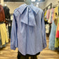 Ruffle Striped Blouse