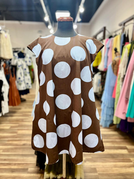 Polka Dot Tunic Top