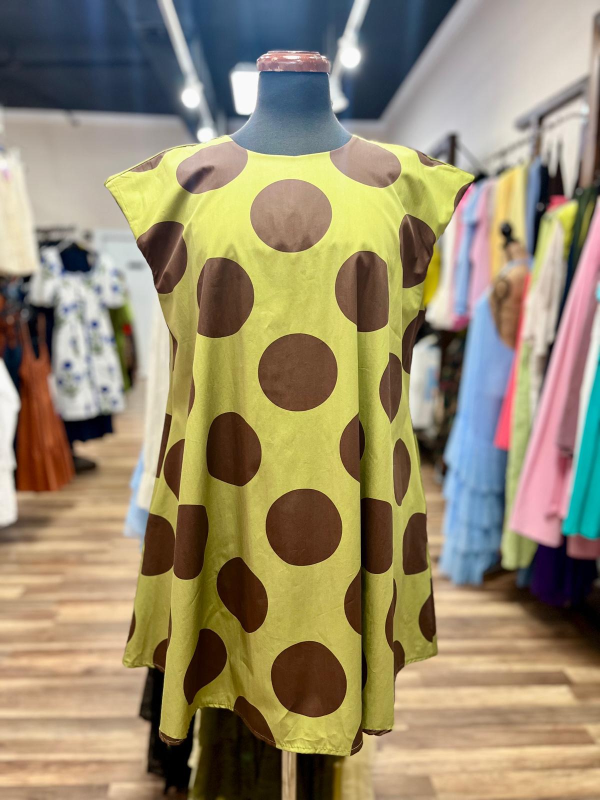 Polka Dot Tunic Top