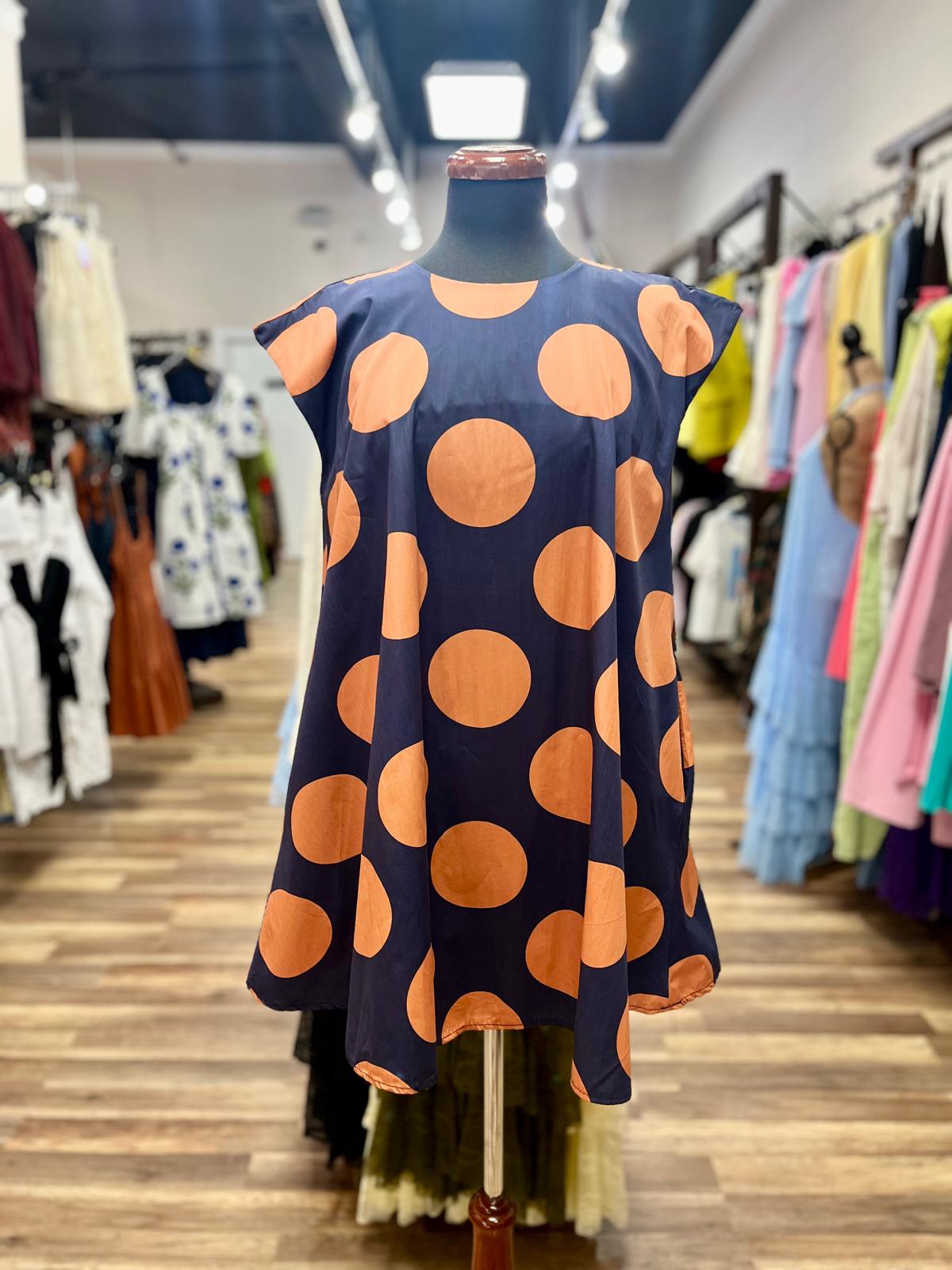 Polka Dot Tunic Top