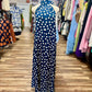 Polka Dot Halter Jumpsuit
