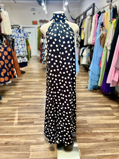Polka Dot Halter Jumpsuit