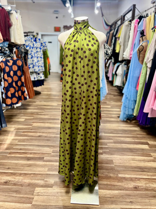 Polka Dot Halter Jumpsuit