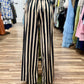 Striped Wide-Leg Pants
