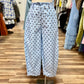 Polka Dot Barrel Pant
