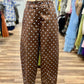 Polka Dot Barrel Pant