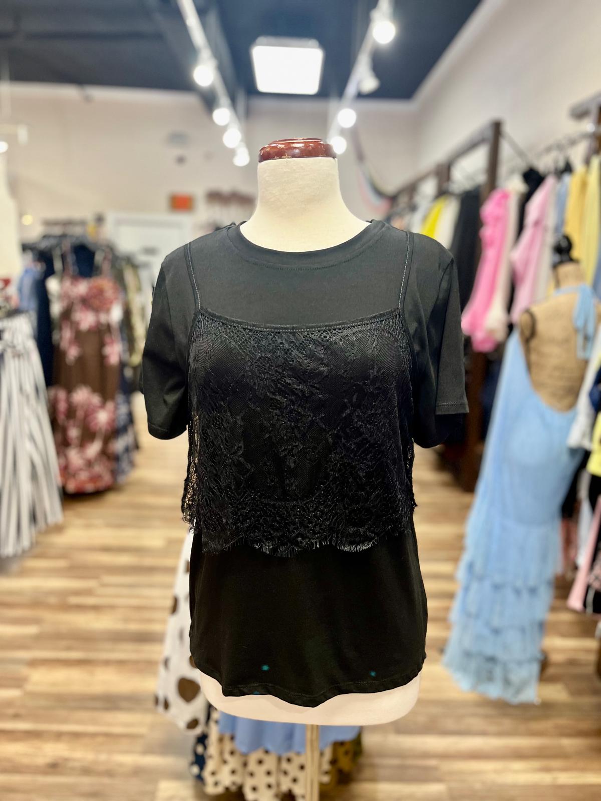 Lace Detail Tee