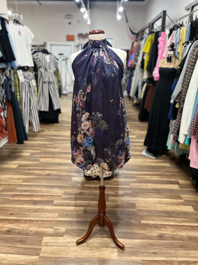 Floral Halter Dress