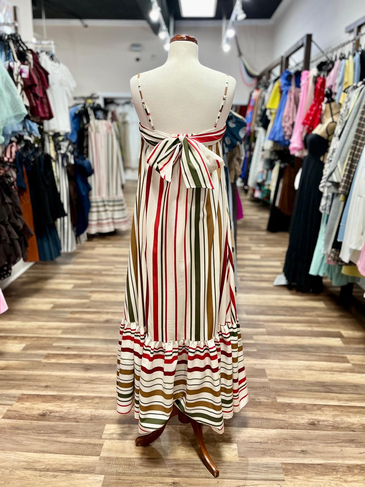 Striped Maxi Dress
