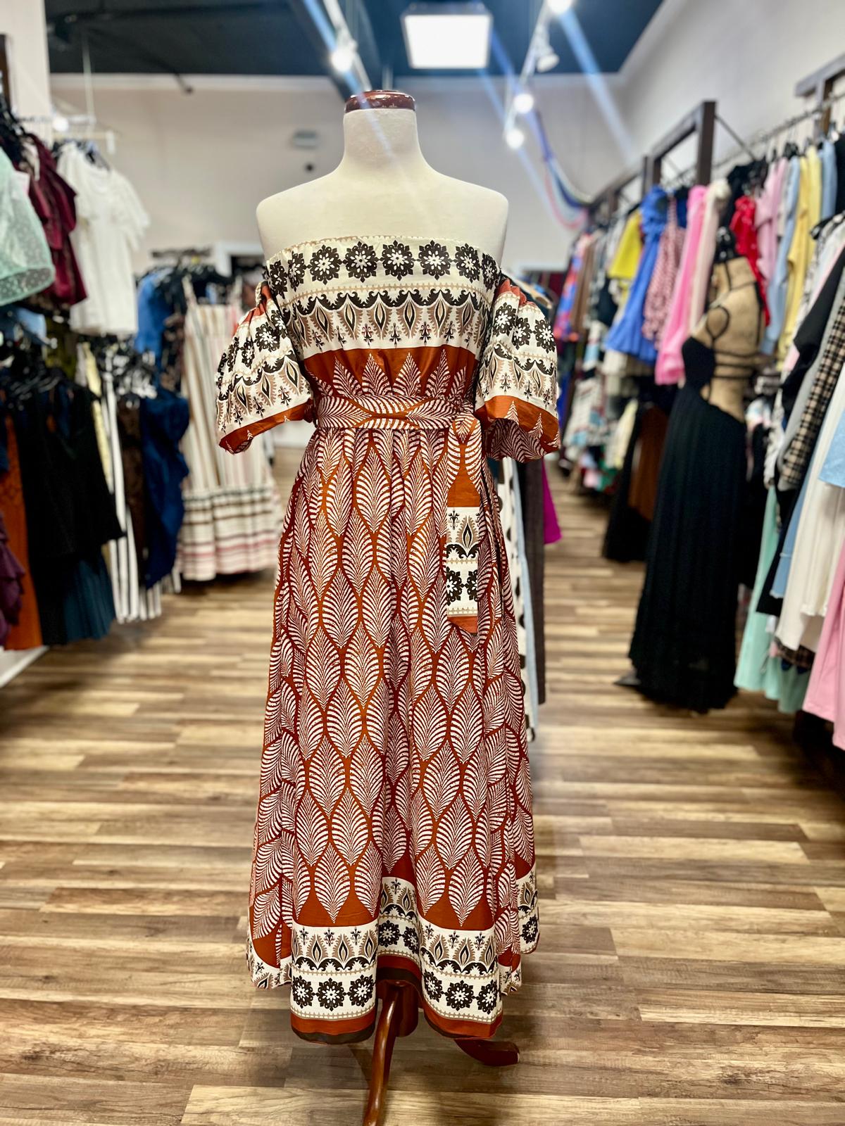 Boho Chic Midi Dress