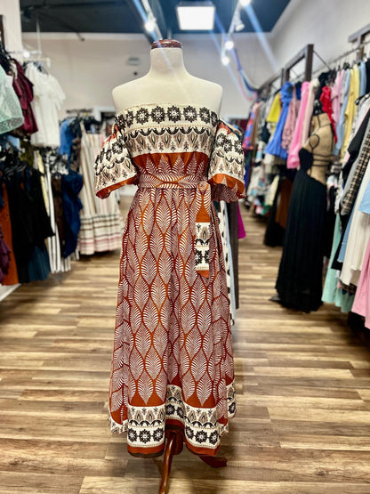 Boho Chic Midi Dress